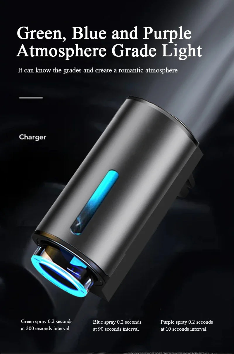 Car Air Freshener & Humidifier – Dual-Function Aroma Diffuser with Essential Oil