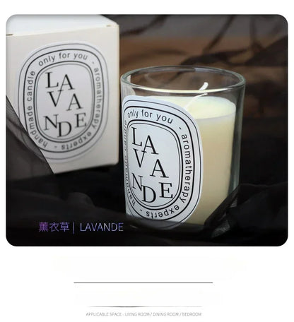 Luxury Scented Candle in Glass Jar – Aromatherapy Candle for Home, Wedding, & Gift Giving