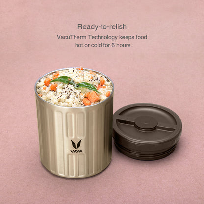 Preserve 500 ml - Vacuum Insulated Stainless Steel Meal Container, Salad Box, Meal Carrier, Portable Lunch Box, Fruit Box, 1 x 500 ml