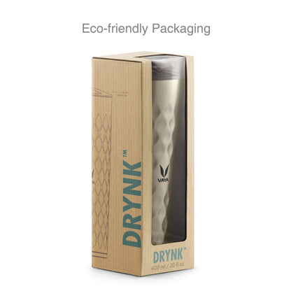 Drynk 600 ml Vacuum Insulated Stainless Steel Flask, Thermos Sipper Water Bottle (Tumbler+Sipper)