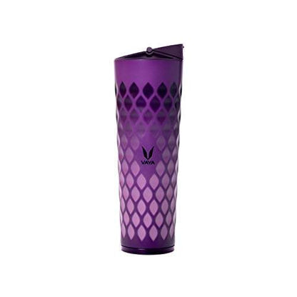 Drynk 600 ml Vacuum Insulated Stainless Steel Flask, Thermos Sipper Water Bottle (Tumbler+Sipper)