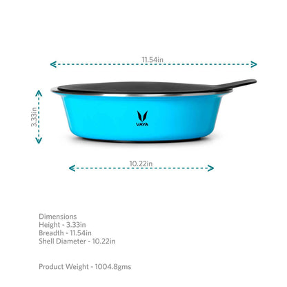 HauteCase - Stainless Steel Insulated Casserole With Lid | Hot Case Pot and Thermos Food Container | Hot Casserole Pot Pan with Lid 1.1L + Stack Lid