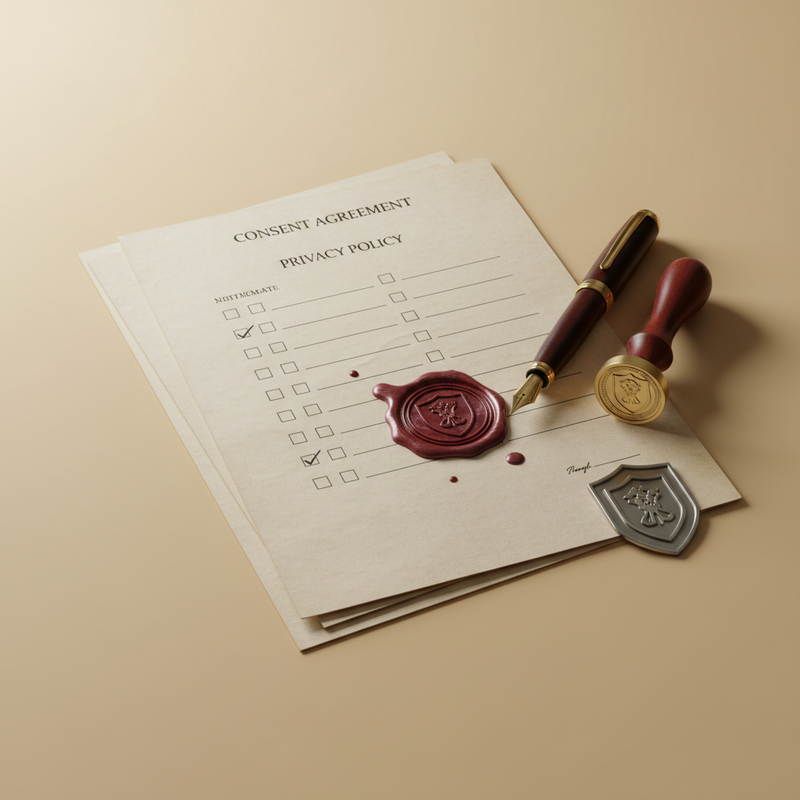 Consent and acknowledgments — review and agree to WCH policies before booking confirmation