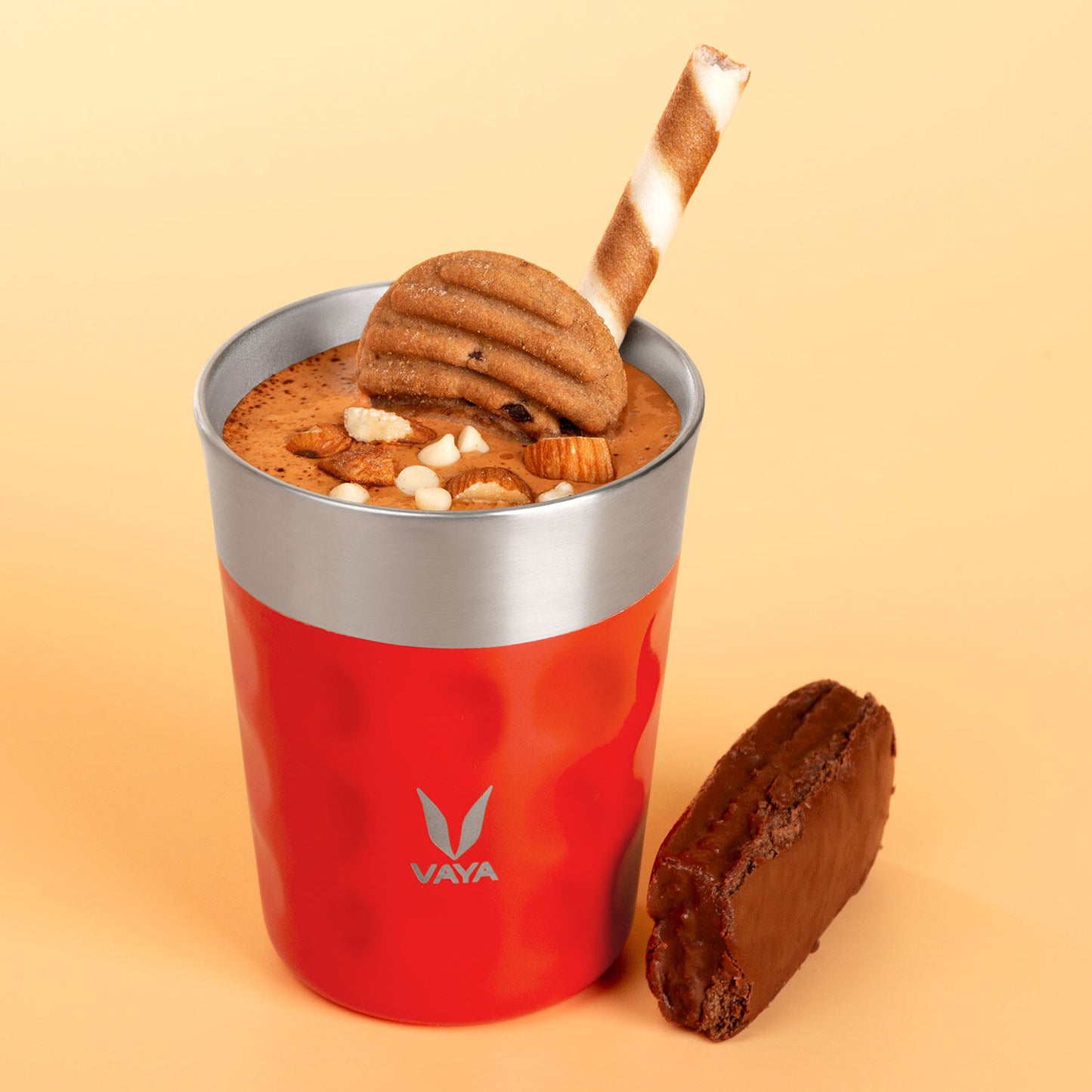 PopCup Stainless Steel Tumbler with Lid, Double Wall Vacuum Insulated Travel Mug, 250ml