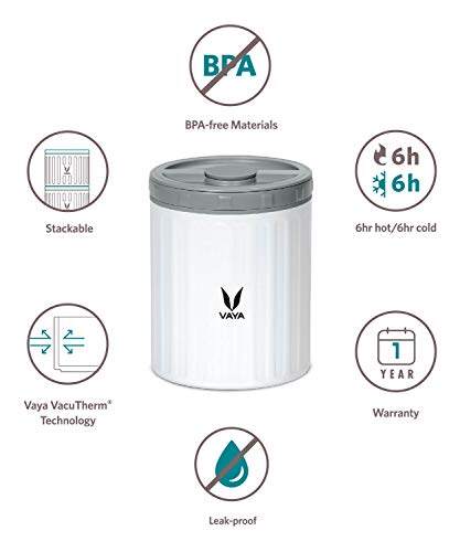 Preserve 500 ml - Vacuum Insulated Stainless Steel Meal Container, Salad Box, Meal Carrier, Portable Lunch Box, Fruit Box, 1 x 500 ml