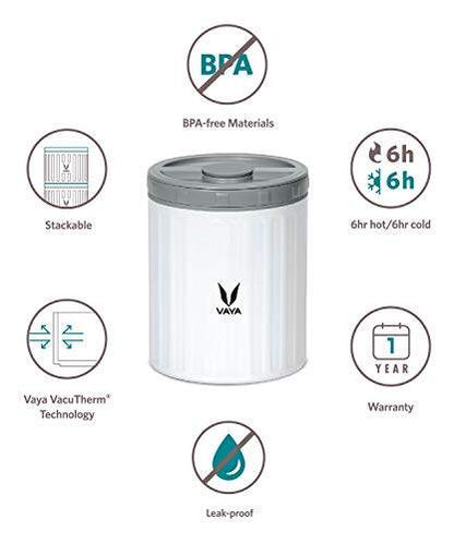 Preserve 500 ml - Vacuum Insulated Stainless Steel Meal Container, Salad Box, Meal Carrier, Portable Lunch Box, Fruit Box, 1 x 500 ml