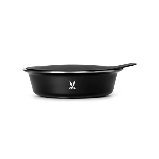 HauteCase - Stainless Steel Insulated Casserole With Lid | Hot Case Pot and Thermos Food Container | Hot Casserole Pot Pan with Lid 1.1L + Stack Lid