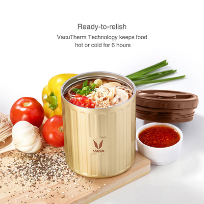 Preserve 500 ml - Vacuum Insulated Stainless Steel Meal Container, Salad Box, Meal Carrier, Portable Lunch Box, Fruit Box, 1 x 500 ml