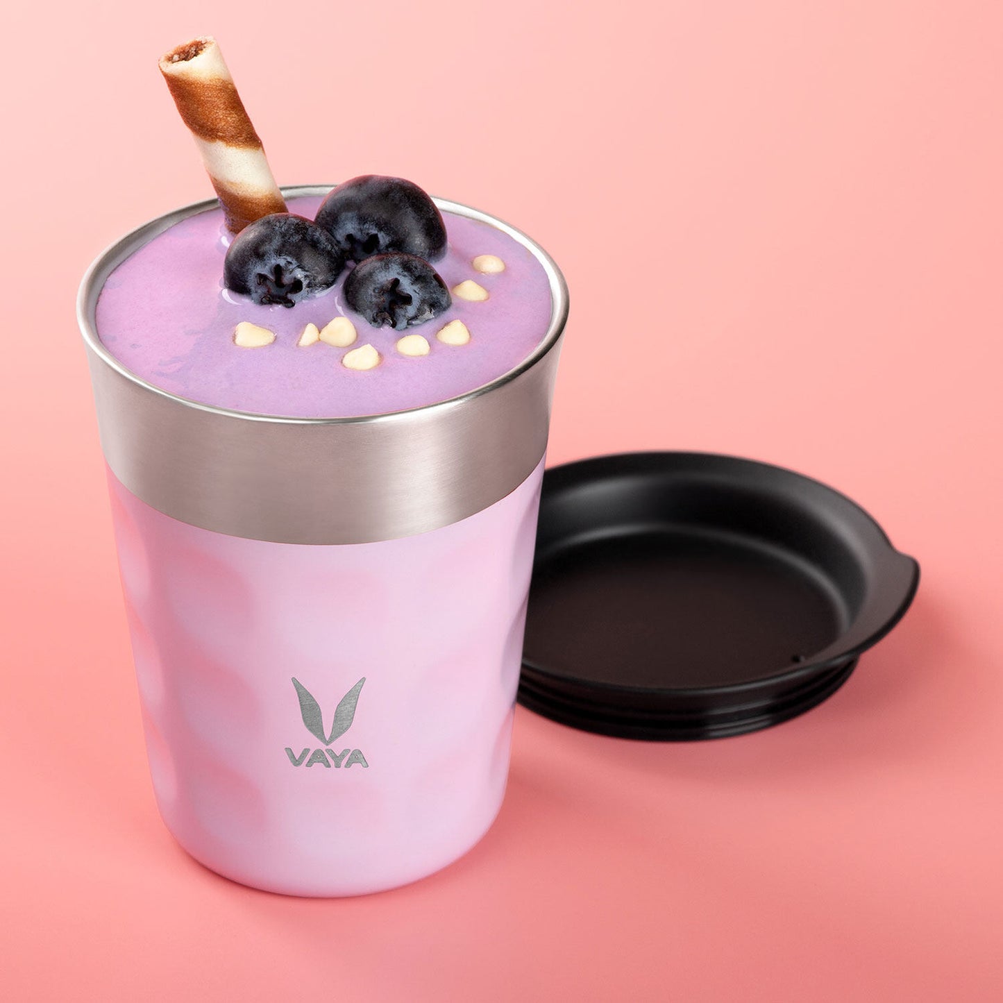 PopCup Stainless Steel Tumbler with Lid, Double Wall Vacuum Insulated Travel Mug, 250ml