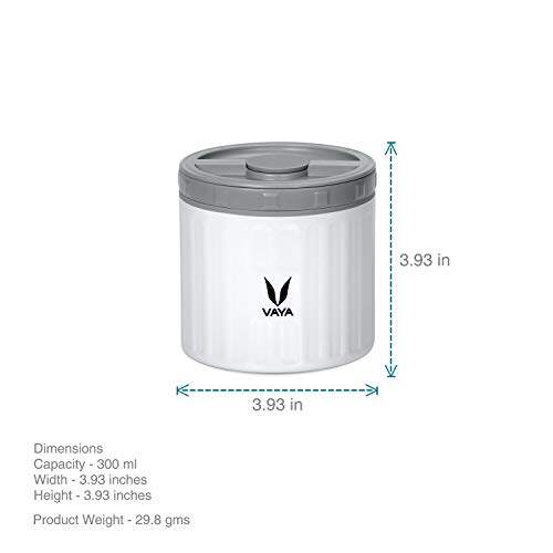 Preserve 300 ml - Vacuum Insulated Stainless Steel Meal Container, Salad Box, Meal Carrier, Portable Lunch Box, Fruit Box, 1 x 300 ml
