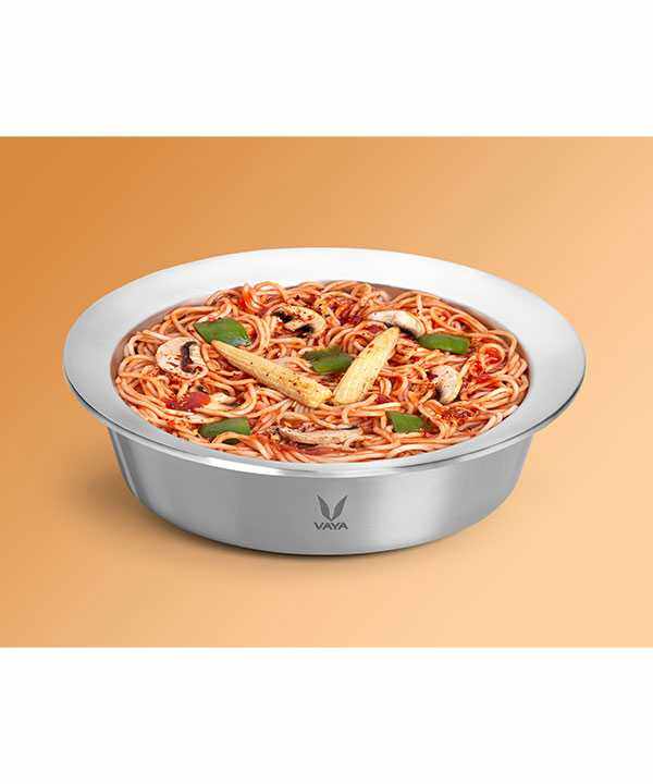 HauteCase - Stainless Steel Insulated Casserole With Lid | Hot Case Pot and Thermos Food Container | Hot Casserole Pot Pan with Lid 1.1L + Stack Lid