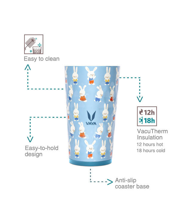 Drynk 350 ml 3 in 1 Vacuum Insulated Stainless Steel Gulper and Sipper Water Bottle (Tumbler+Sipper+Gulper) with 2 Cups, Thermos Flask